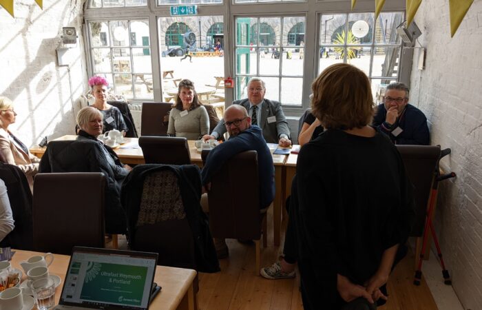 A meeting at Nothe Fort